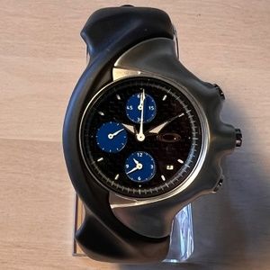 OAKLEY Watch - Detonator - Honed/Carbon Fiber/Blue